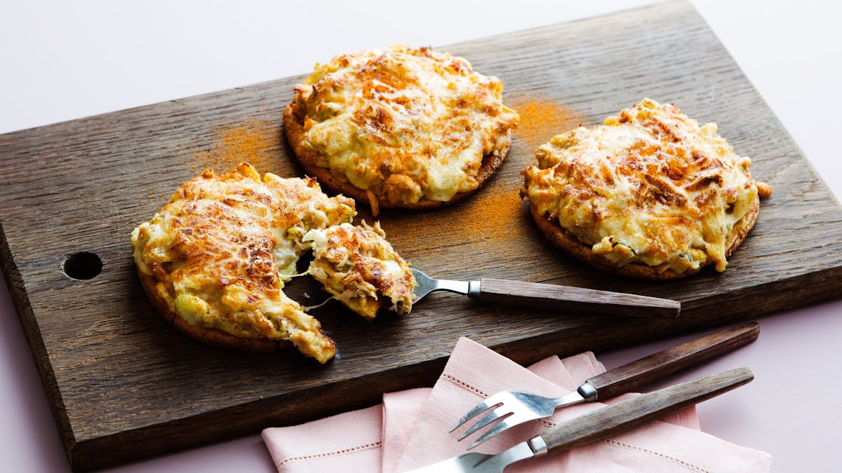 Keto tuna cheese melt
