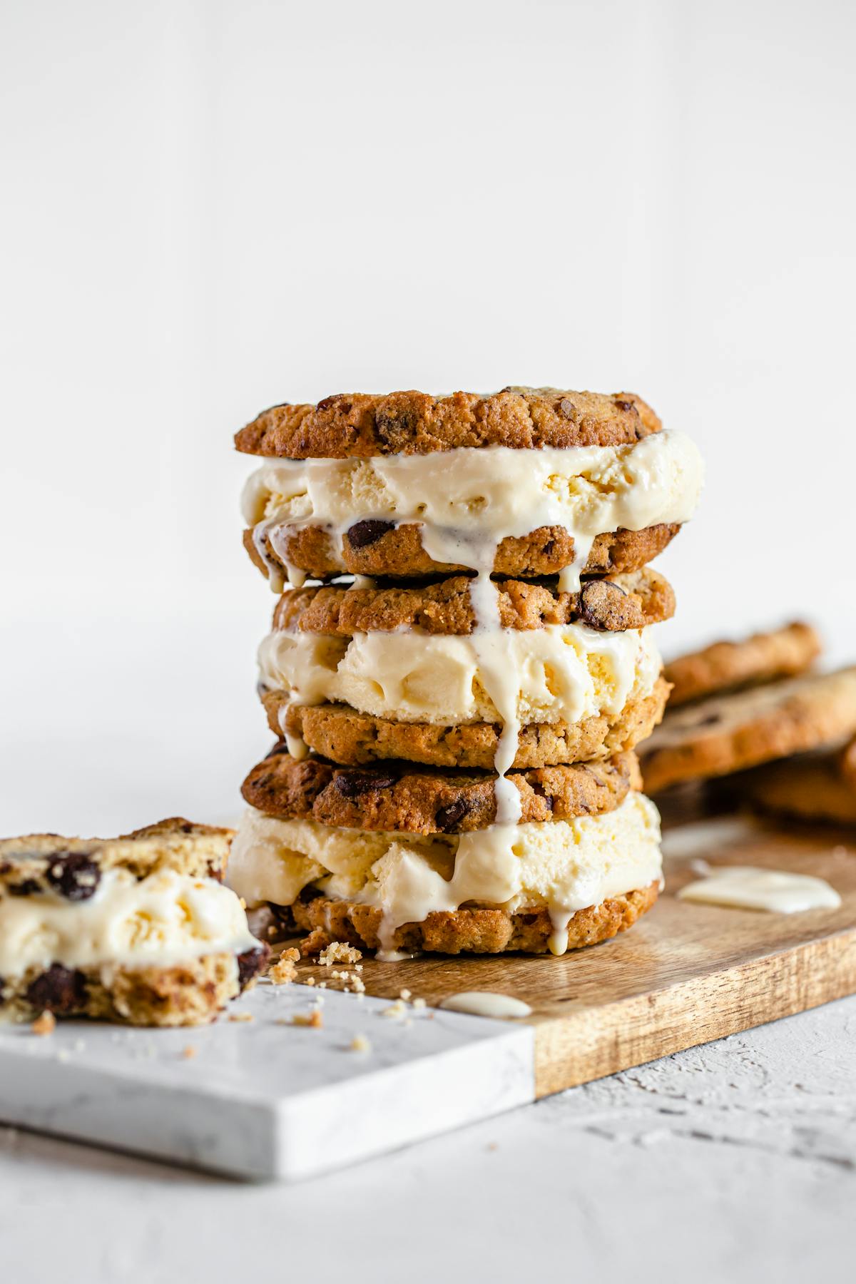 Keto ice cream sandwiches