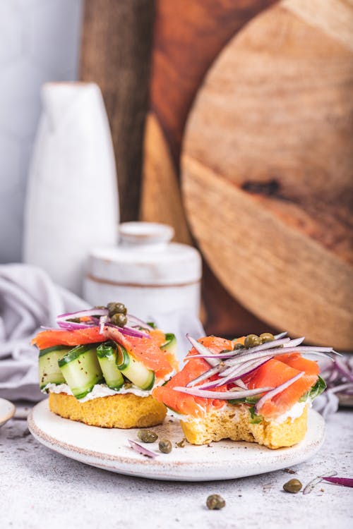 Keto lox sandwich