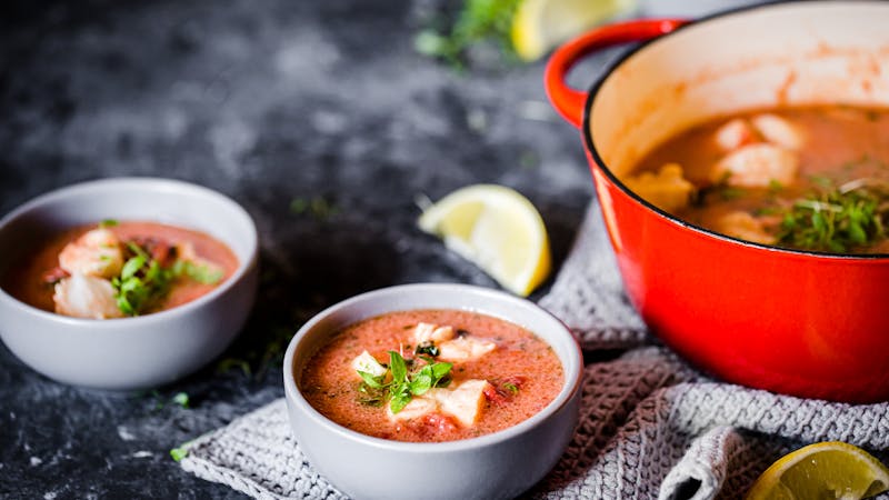 Low-carb fish stew