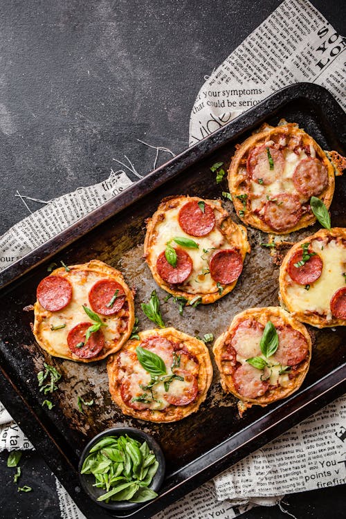 Keto pizza chaffles